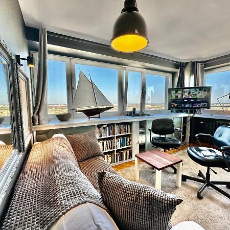 Super Apartament Grey Centrum 2X Metro Fast Wifi 300 Mbs Netflix Appletv Smarttv Spotify Panorama Miasta 华沙 外观 照片