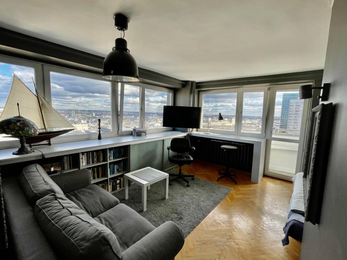 Super Apartament Grey Centrum 2X Metro Fast Wifi 300 Mbs Netflix Appletv Smarttv Spotify Panorama Miasta 华沙 外观 照片