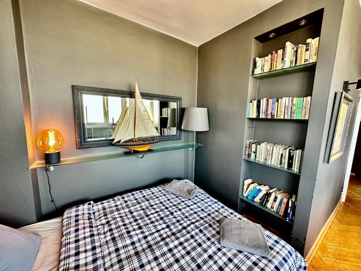 Super Apartament Grey Centrum 2X Metro Fast Wifi 300 Mbs Netflix Appletv Smarttv Spotify Panorama Miasta 华沙 外观 照片