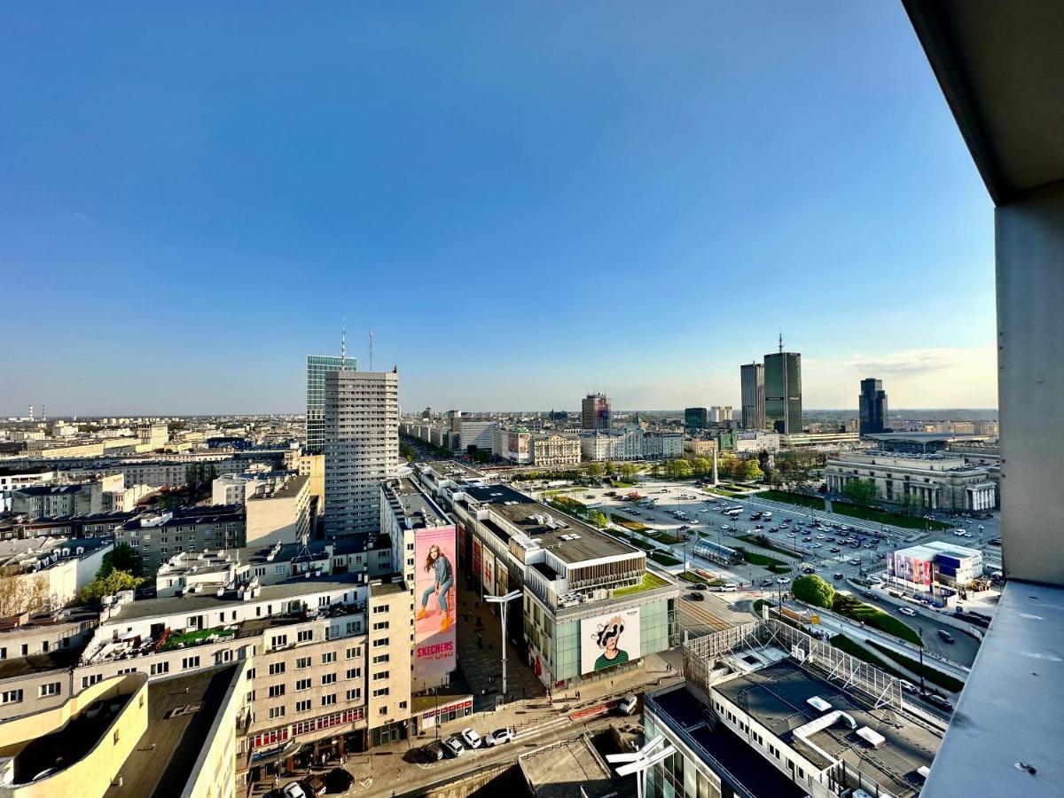 Super Apartament Grey Centrum 2X Metro Fast Wifi 300 Mbs Netflix Appletv Smarttv Spotify Panorama Miasta 华沙 外观 照片