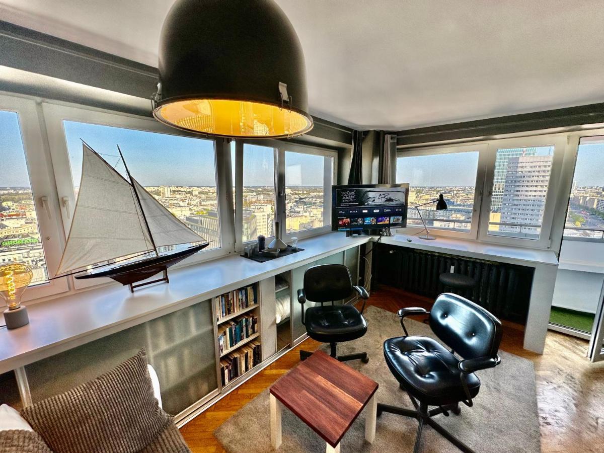 Super Apartament Grey Centrum 2X Metro Fast Wifi 300 Mbs Netflix Appletv Smarttv Spotify Panorama Miasta 华沙 外观 照片