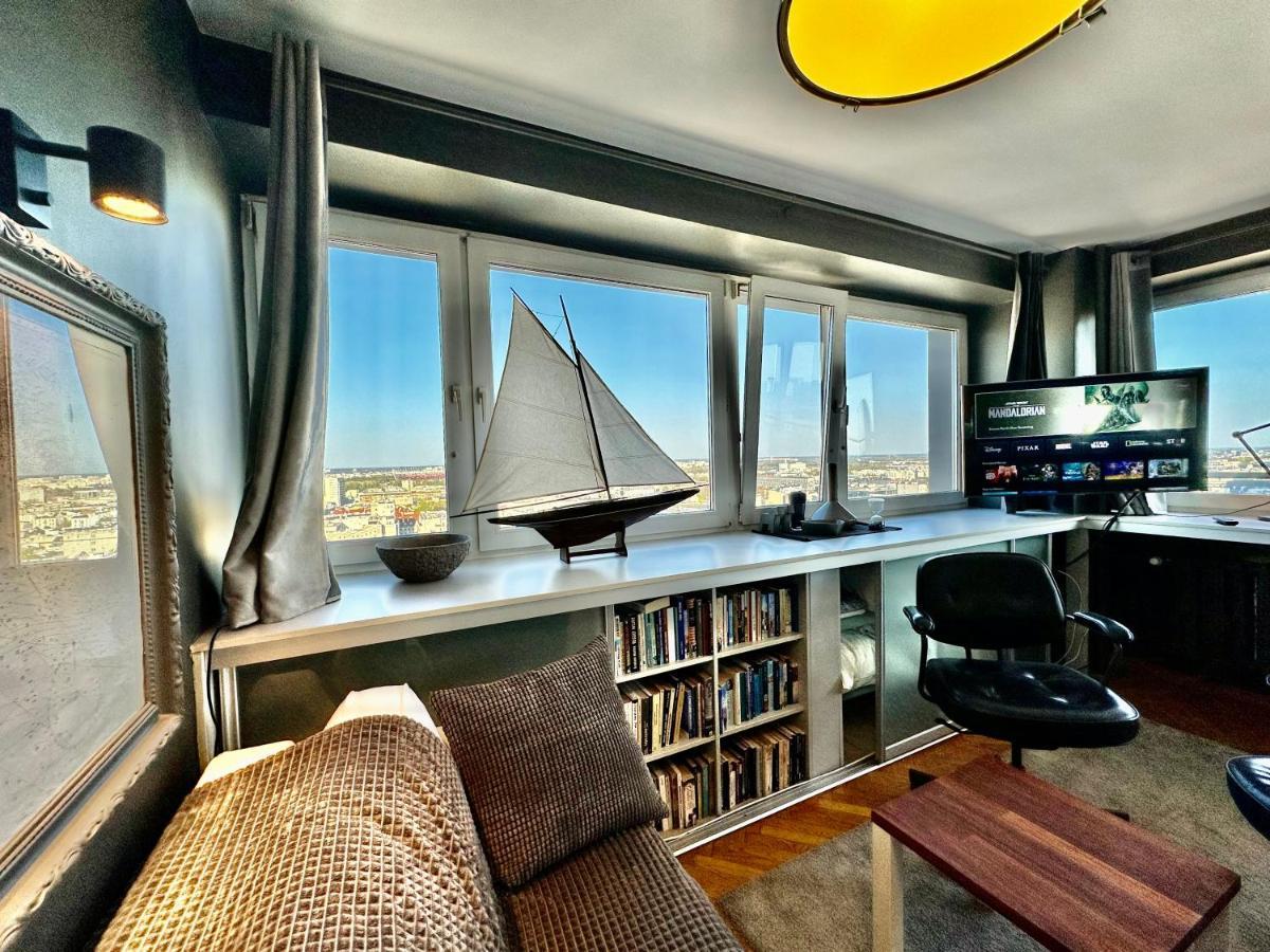 Super Apartament Grey Centrum 2X Metro Fast Wifi 300 Mbs Netflix Appletv Smarttv Spotify Panorama Miasta 华沙 外观 照片