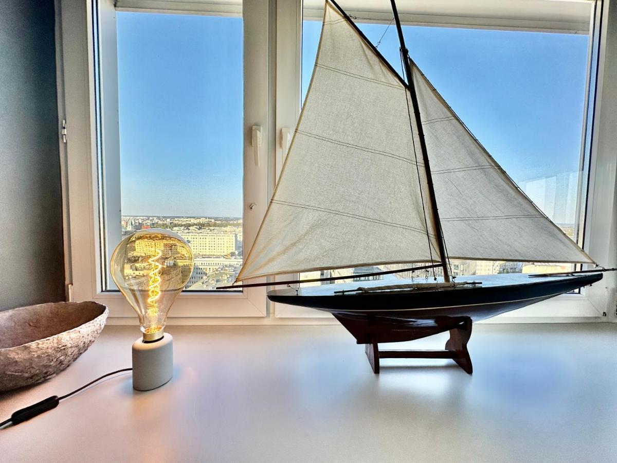Super Apartament Grey Centrum 2X Metro Fast Wifi 300 Mbs Netflix Appletv Smarttv Spotify Panorama Miasta 华沙 外观 照片
